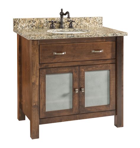 solid wood bathroom vanity